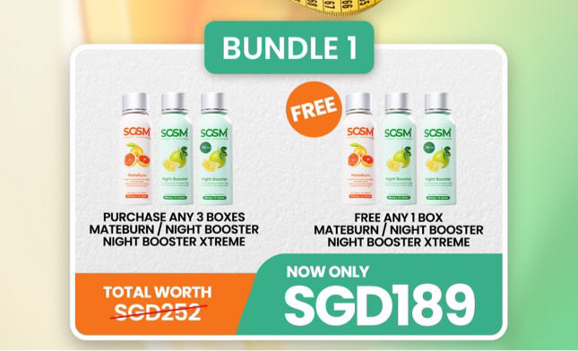 SOSM+ Bundle 1【Buy 3 Free 1】
