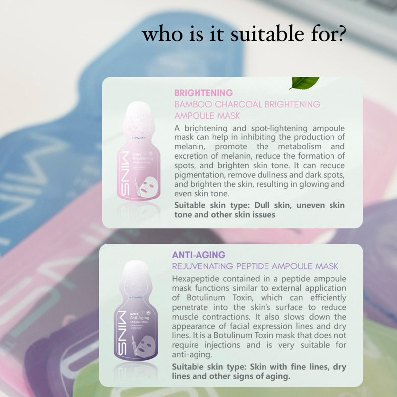 MINS Ampoule Mask (one carton 40 pieces)