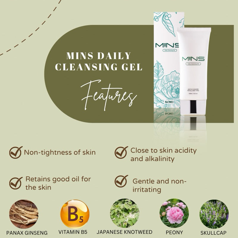 MINS Ginseng Cleansing Gel (ala carte)